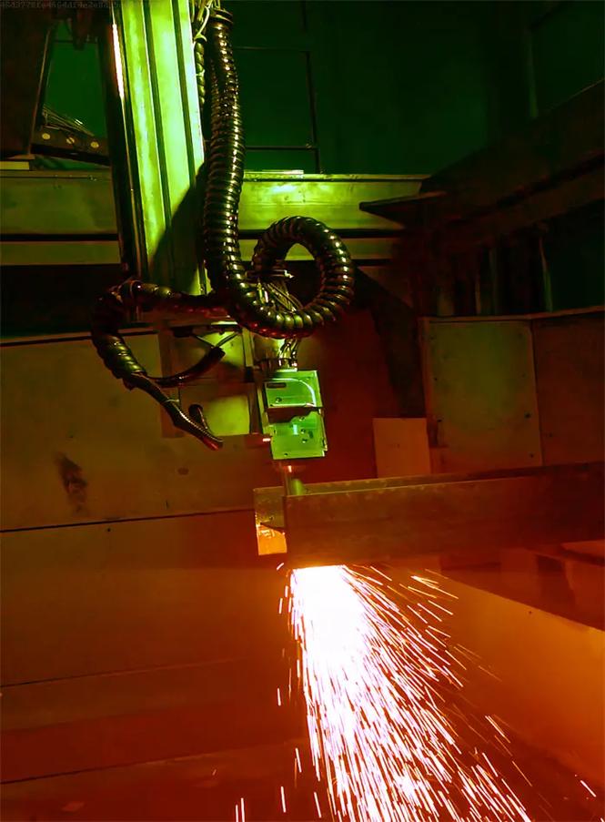 安徽钢结构生产线厂家 激光H型钢切割坡口与相贯线切割技术应用